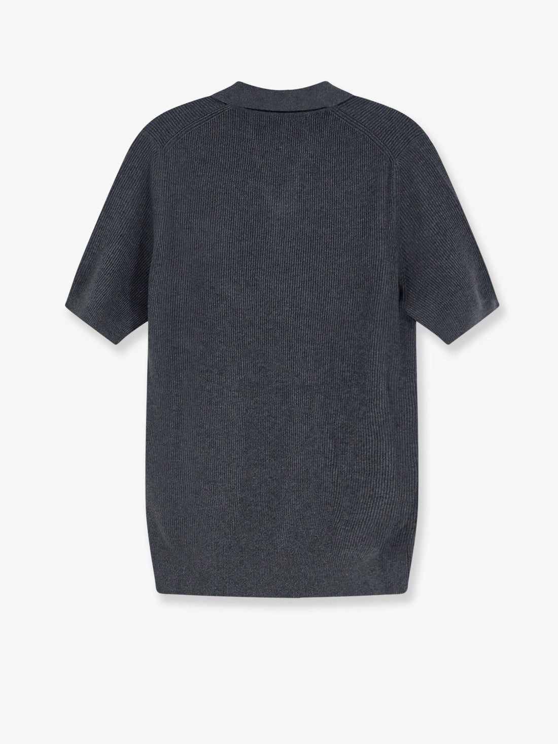 Brunello Cucinelli Brunello Cucinelli - Cotton polo shirt with ribbed knit