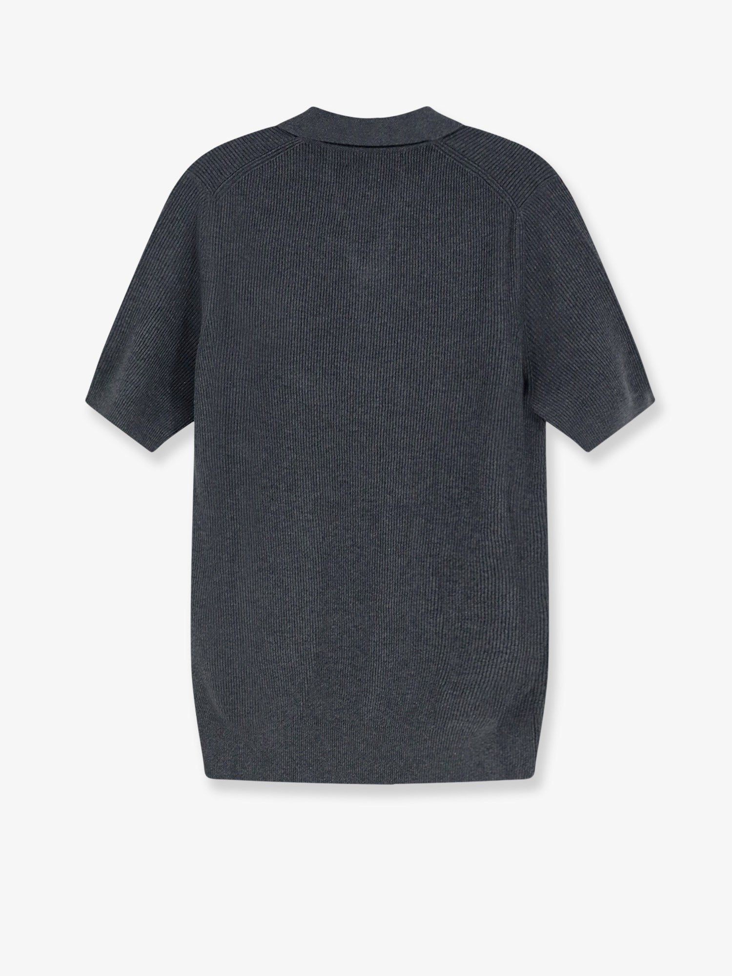 Brunello Cucinelli Brunello Cucinelli - Cotton polo shirt with ribbed knit