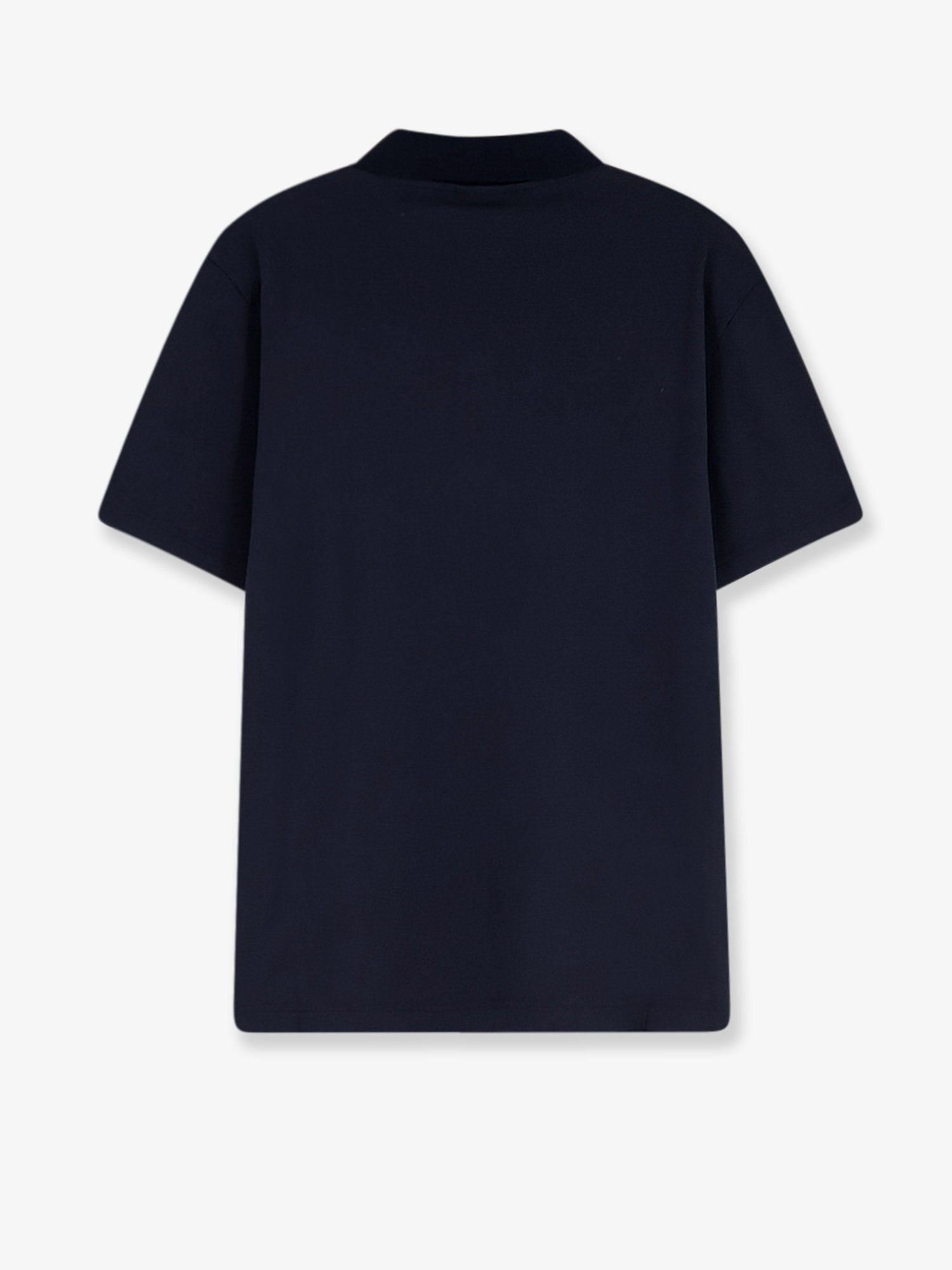 Gucci - Cotton polo shirt with Web print on the front