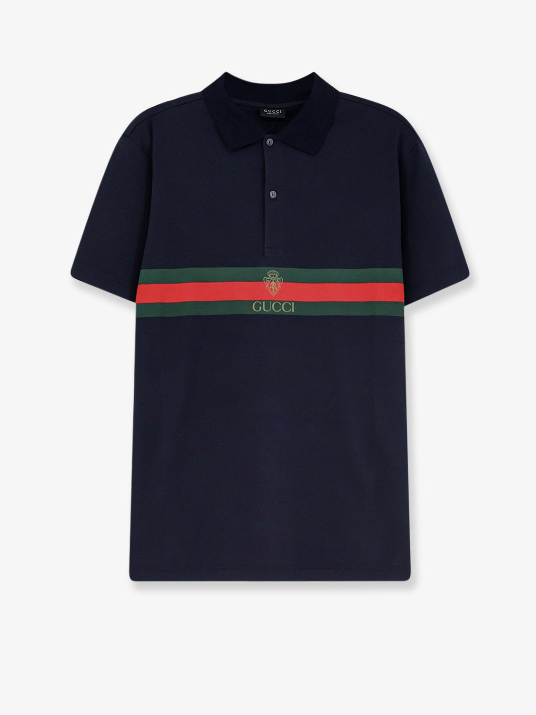 Gucci - Cotton polo shirt with Web print on the front cotton-polo-shirt-with-web-print-on-the-front_f9849167-c70b-4a64-b868-7c0f64055e07
