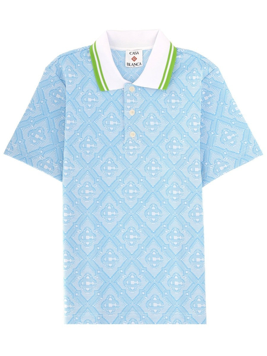 CASABLANCA CASABLANCA - COTTON POLO SHIRT