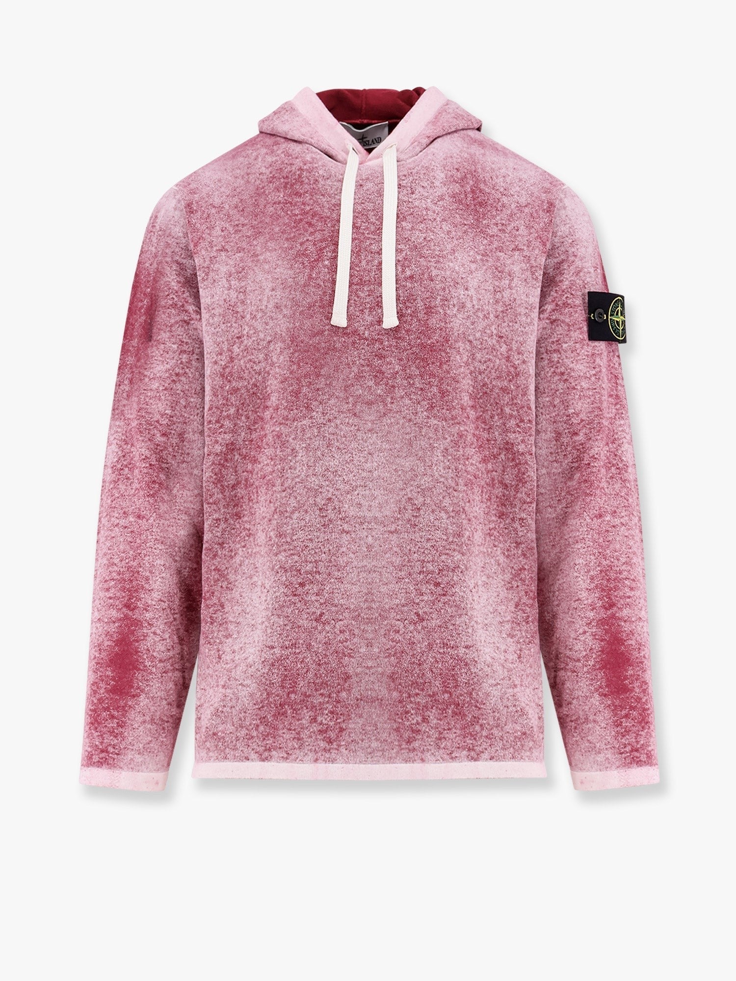 Cotton reversible sweater with iconic logo patch