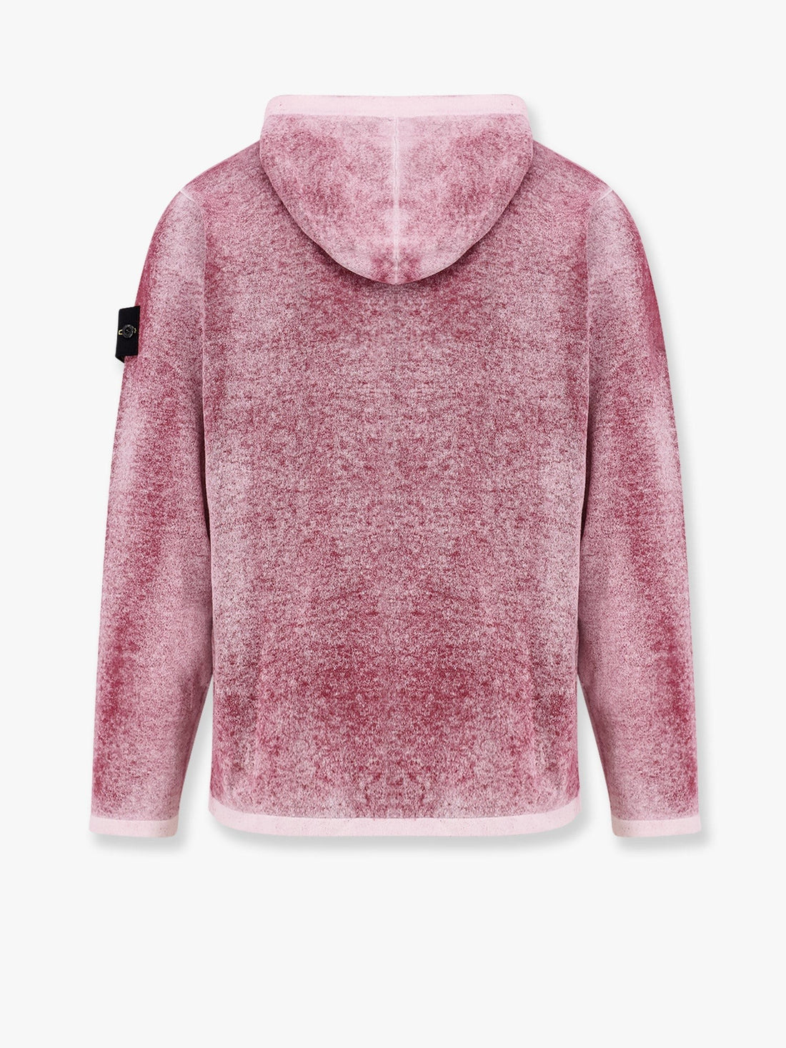 Cotton reversible sweater with iconic logo patch