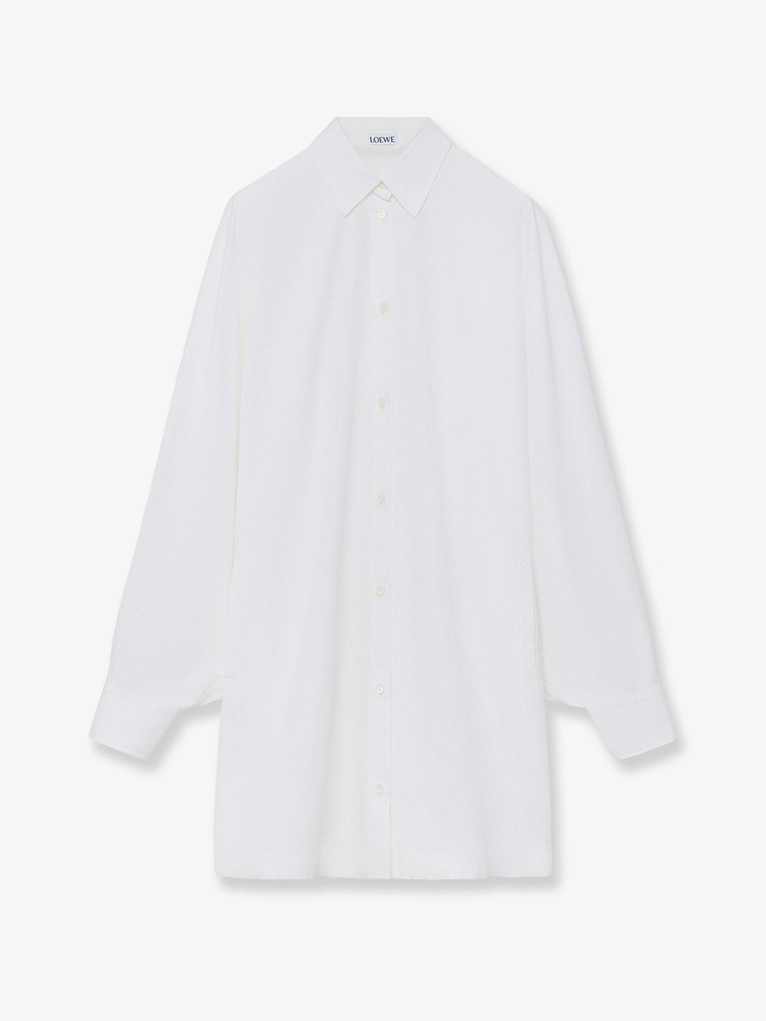 LOEWE - Cotton Shirt Dress White