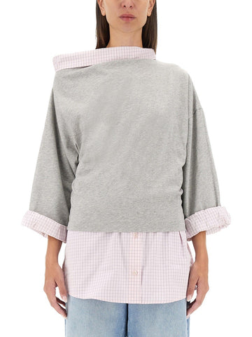 Dries Van Noten - COTTON SHIRT SWEATSHIRT cotton-shirt-sweatshirt