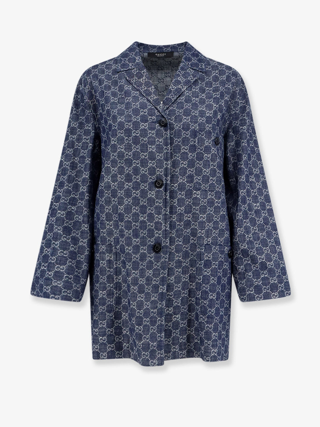 Gucci - Cotton shirt with all-over GG motif cotton-shirt-with-all-over-gg-motif_ec68da78-cb71-43b7-acd0-53da39987a6c