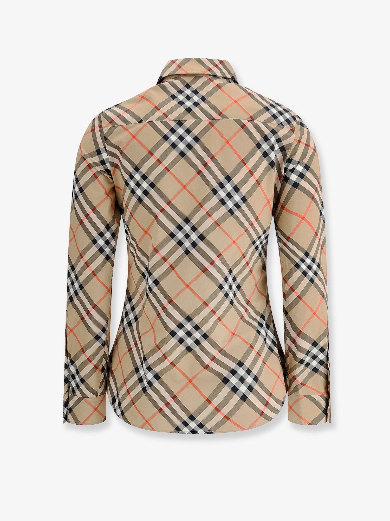 Cotton shirt with Burberry Check motif