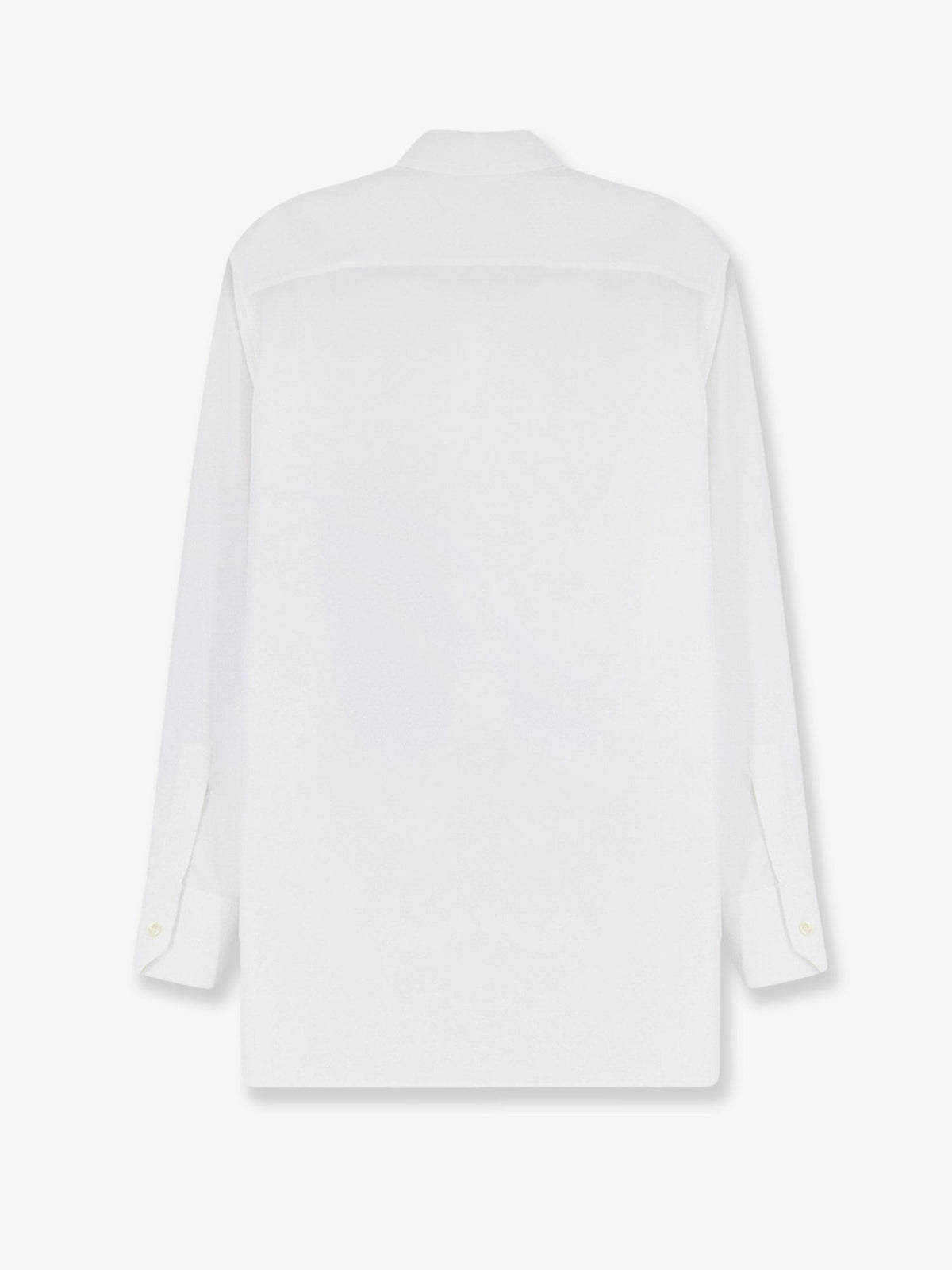 Saint Laurent - Cotton shirt with Cassandre embroidery