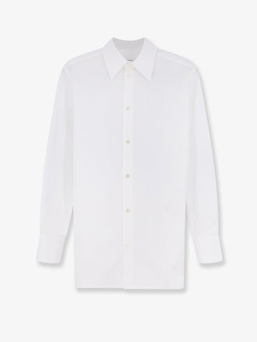 Saint Laurent - Cotton shirt with Cassandre embroidery