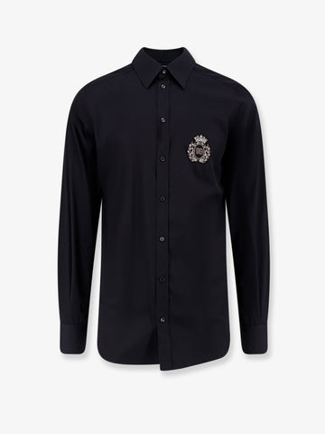 Dolce & Gabbana Cotton shirt with iconic logo on the front
