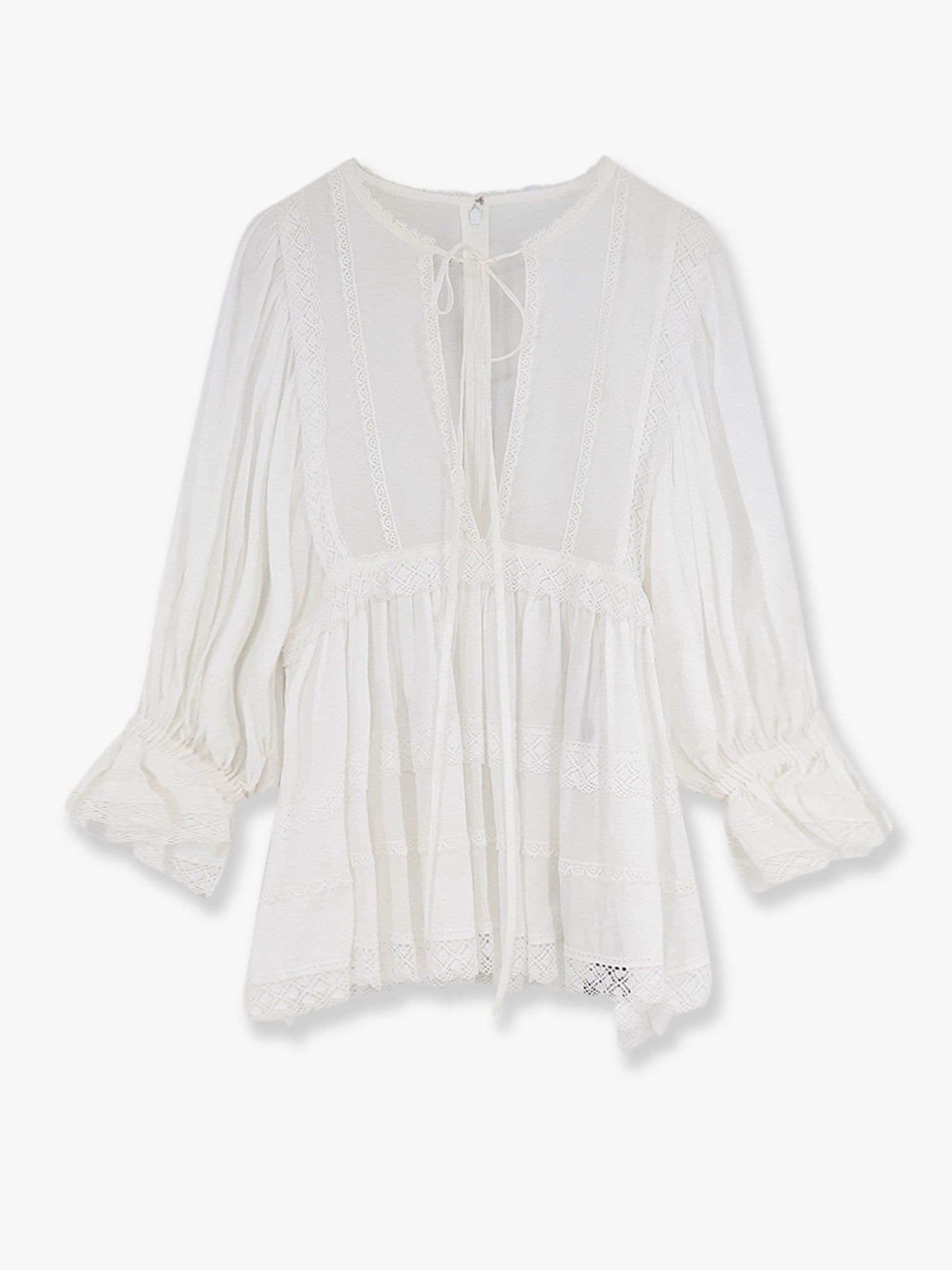 Dolce & Gabbana Cotton shirt with laces profiles