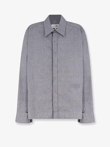 MM6 MAISON MARGIELA - Cotton shirt with zip Black