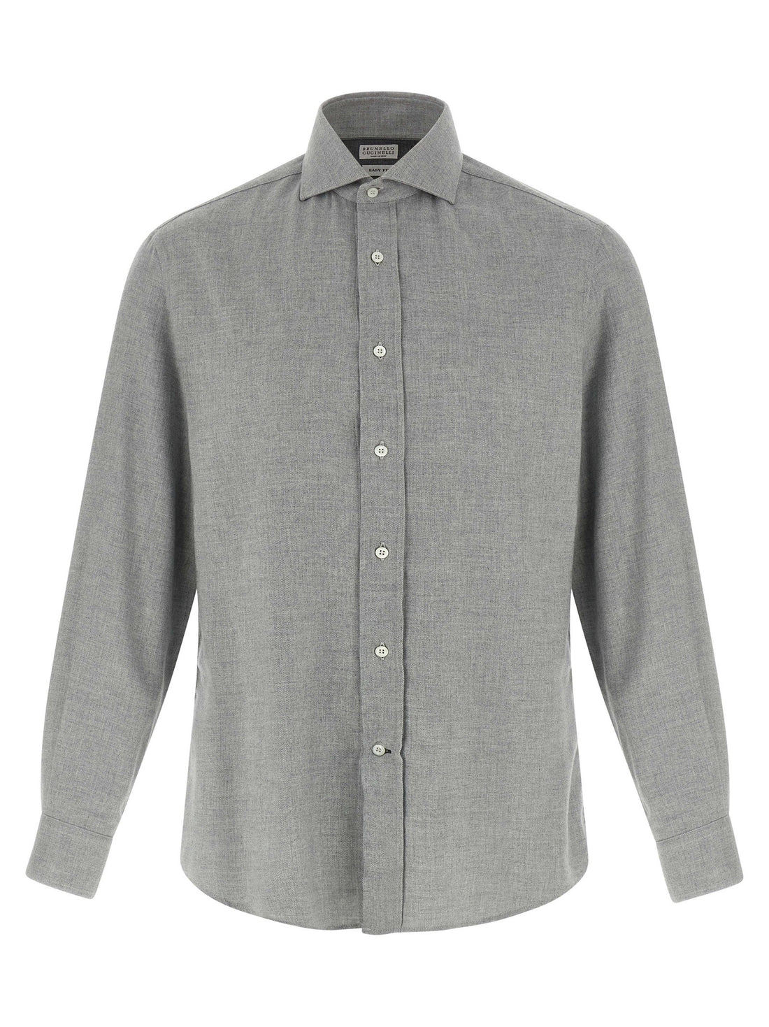 Brunello Cucinelli - Cotton shirt gray