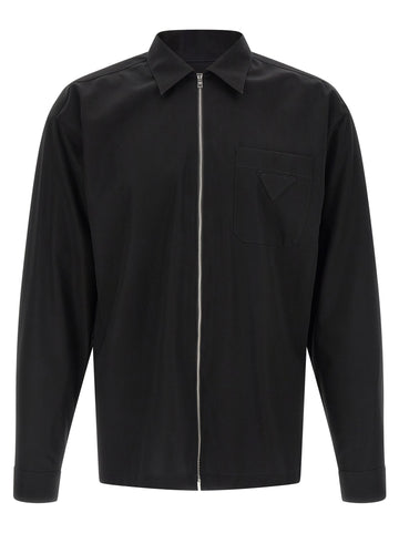 PRADA - Cotton shirt Black