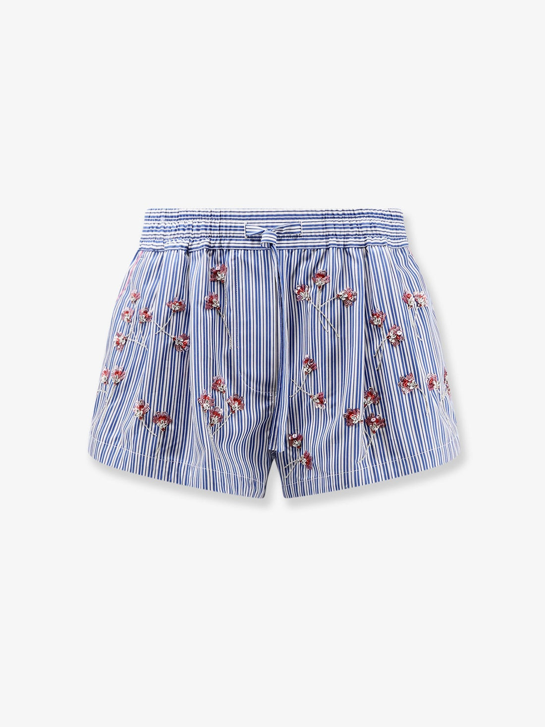 Dolce & Gabbana Cotton shorts with Cristal Flower print