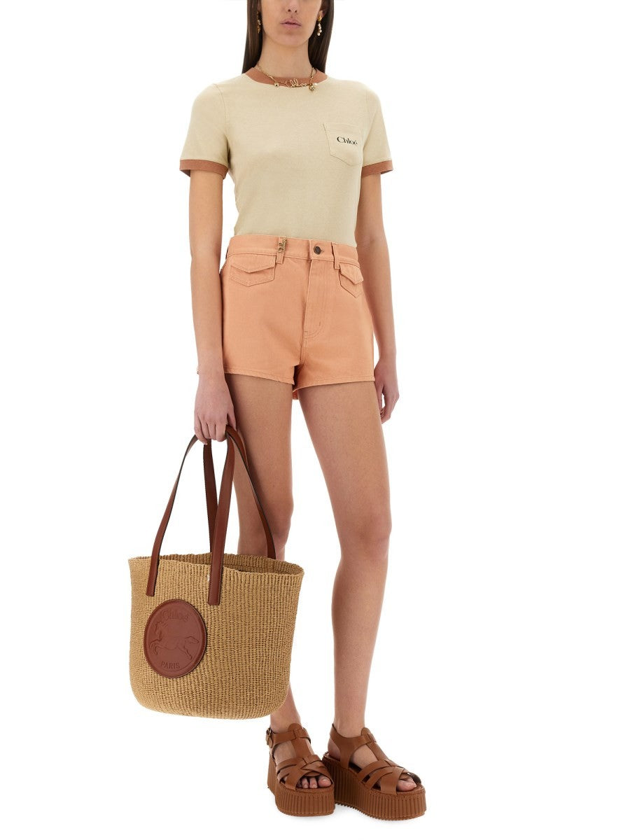 CHLOÉ CHLOÉ - COTTON SHORTS