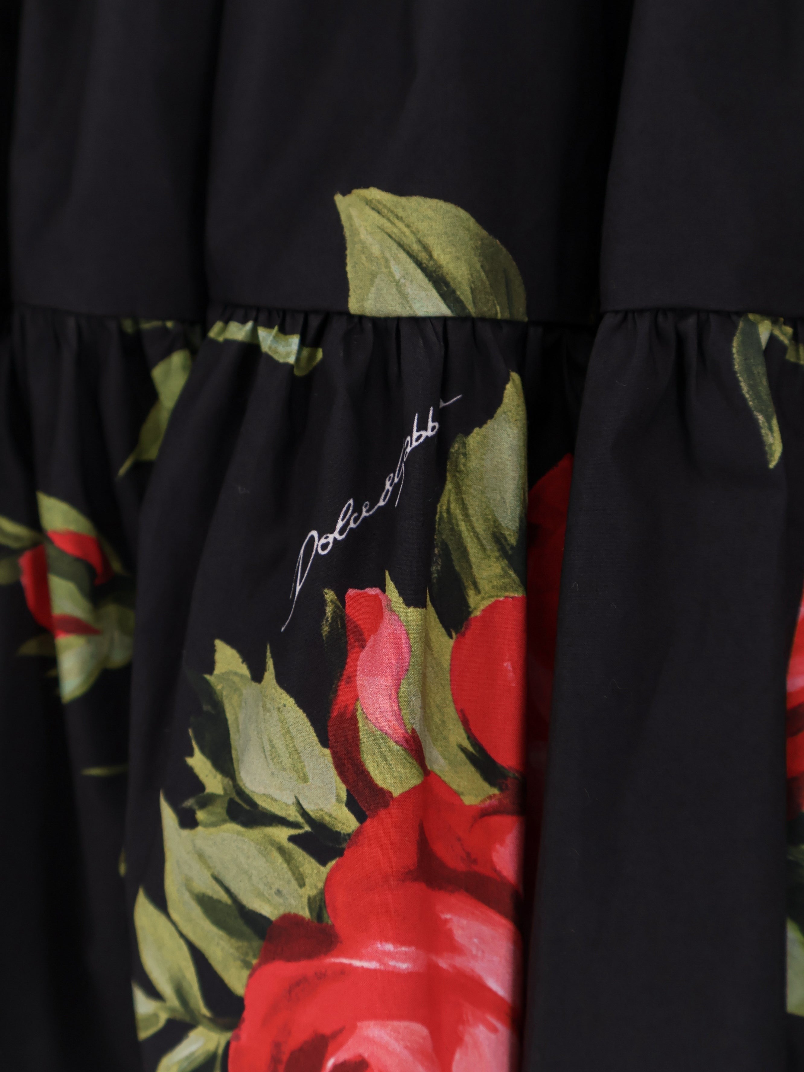 Dolce & Gabbana - Cotton skirt with iconic print