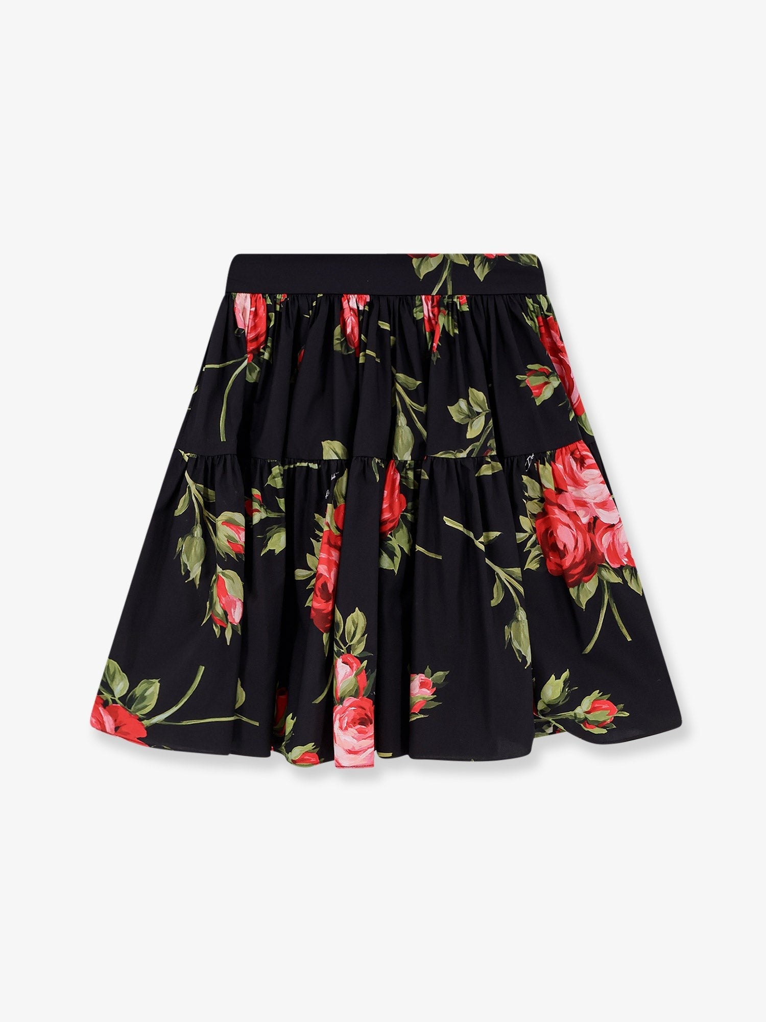 Dolce & Gabbana - Cotton skirt with iconic print