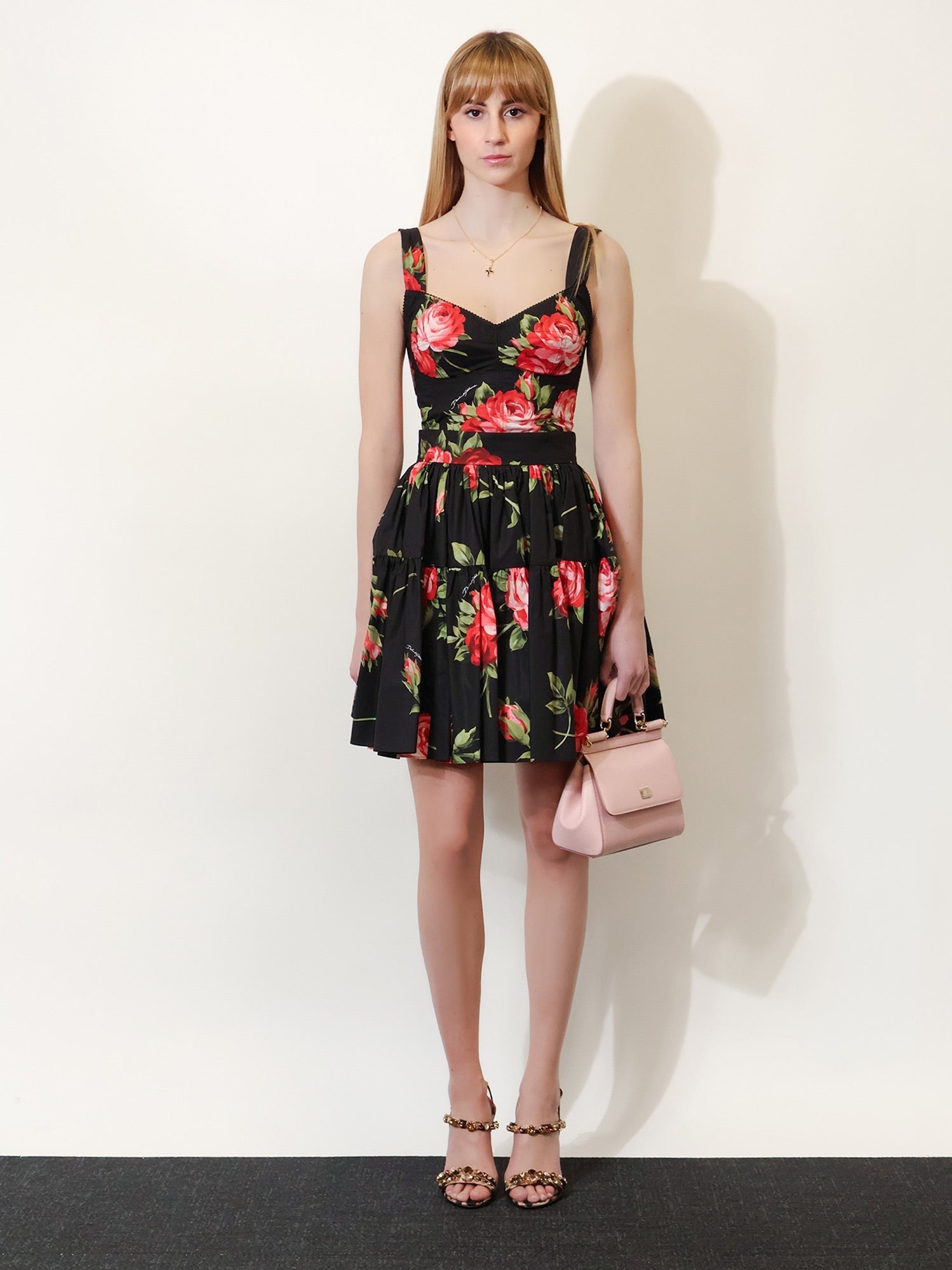 Dolce & Gabbana - Cotton skirt with iconic print