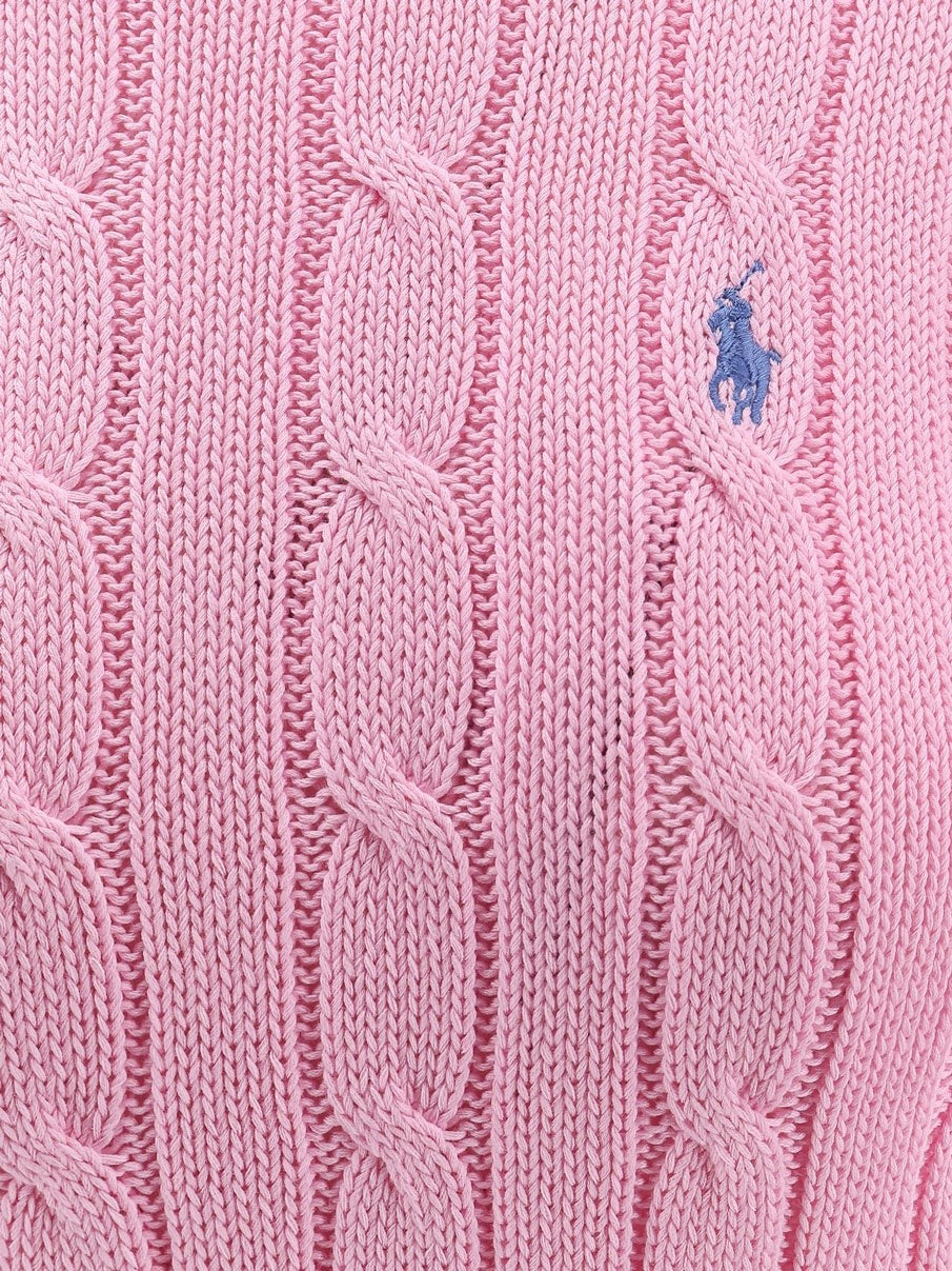 Polo Ralph Lauren - Cotton sweater with embroidered logo on the front