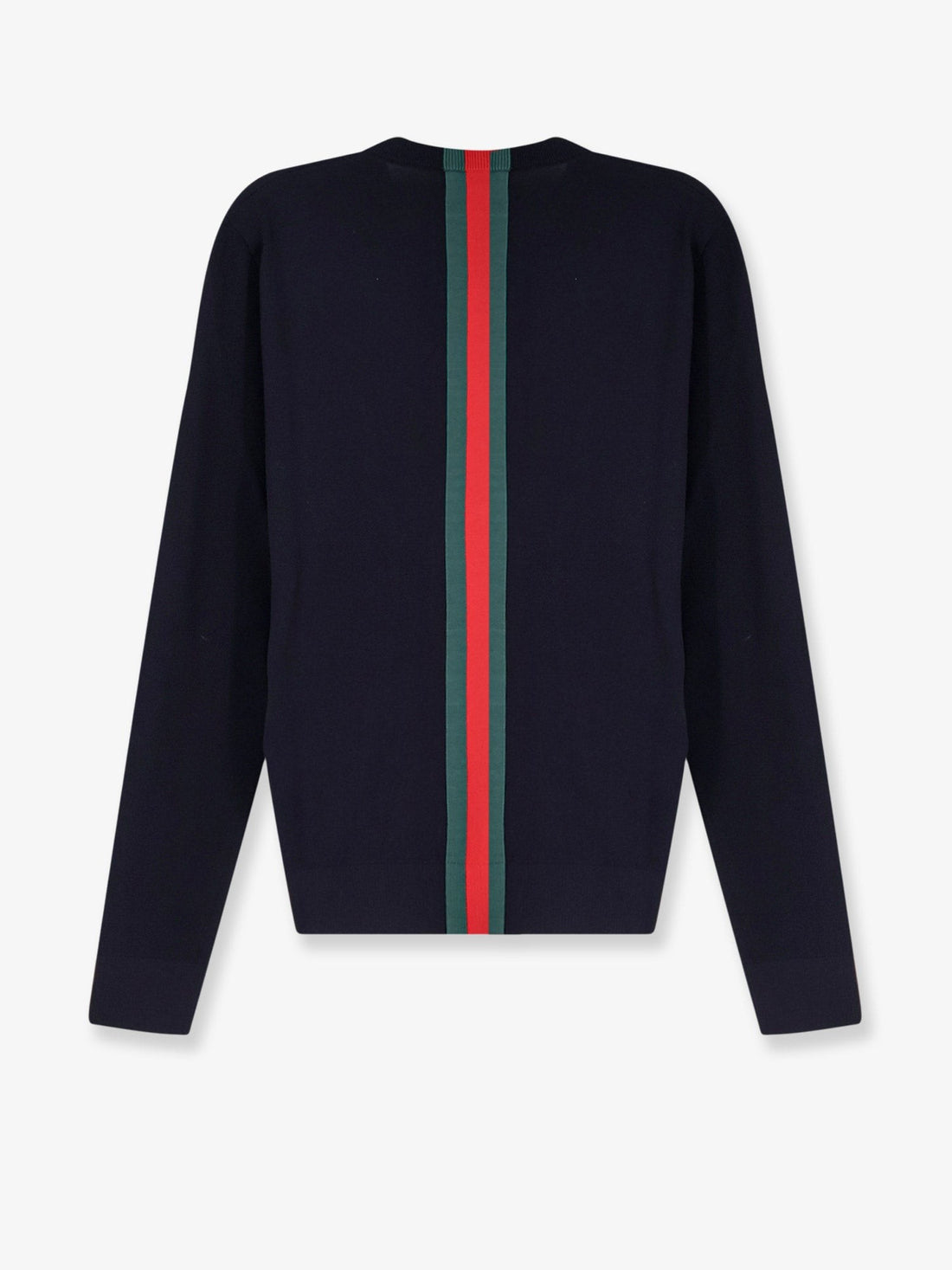 Gucci - Cotton sweater with Nastro Web inlay cotton-sweater-with-nastro-web-inlay
