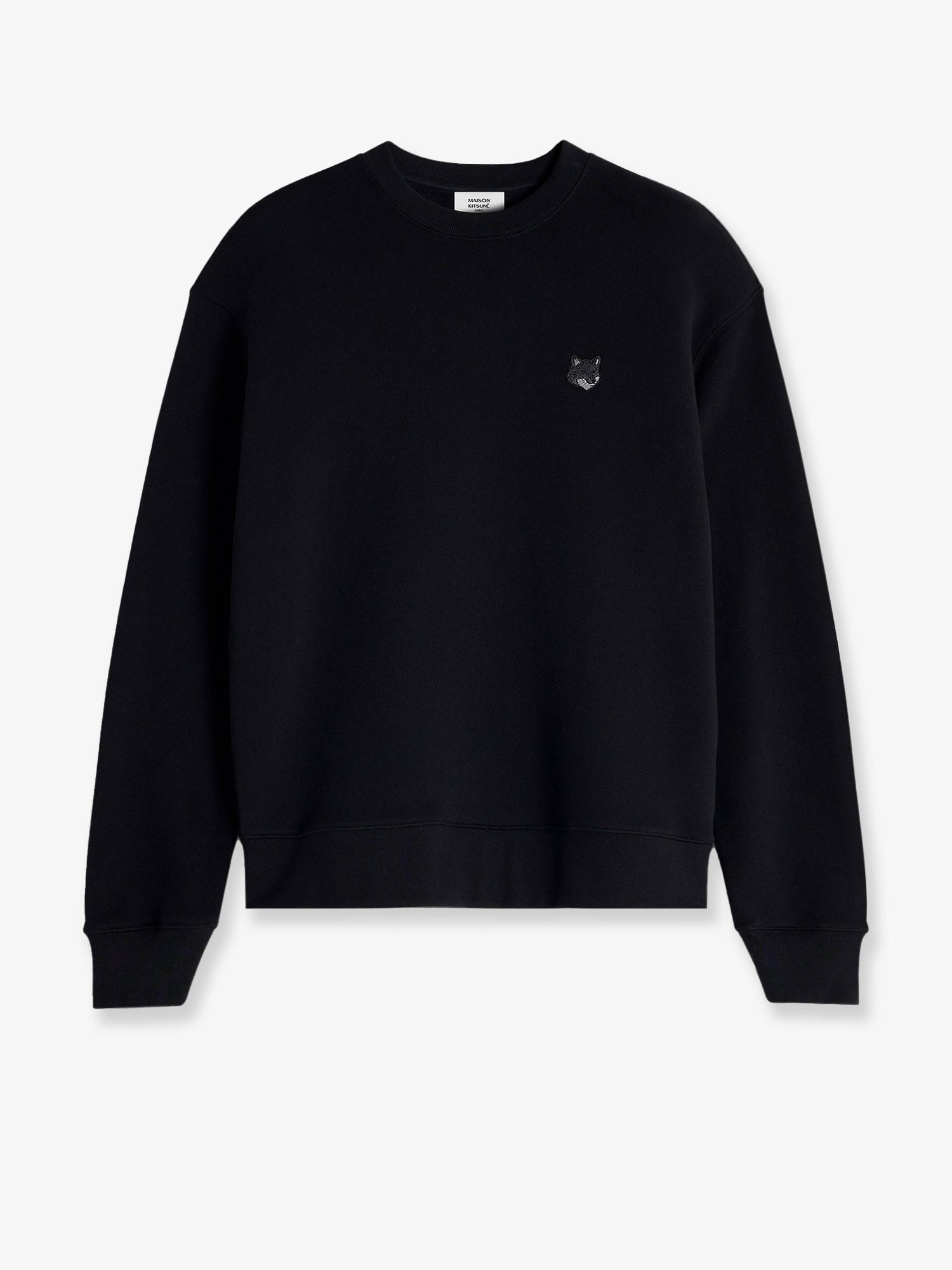 Cotton sweatshirt with Bold Fox Head patch