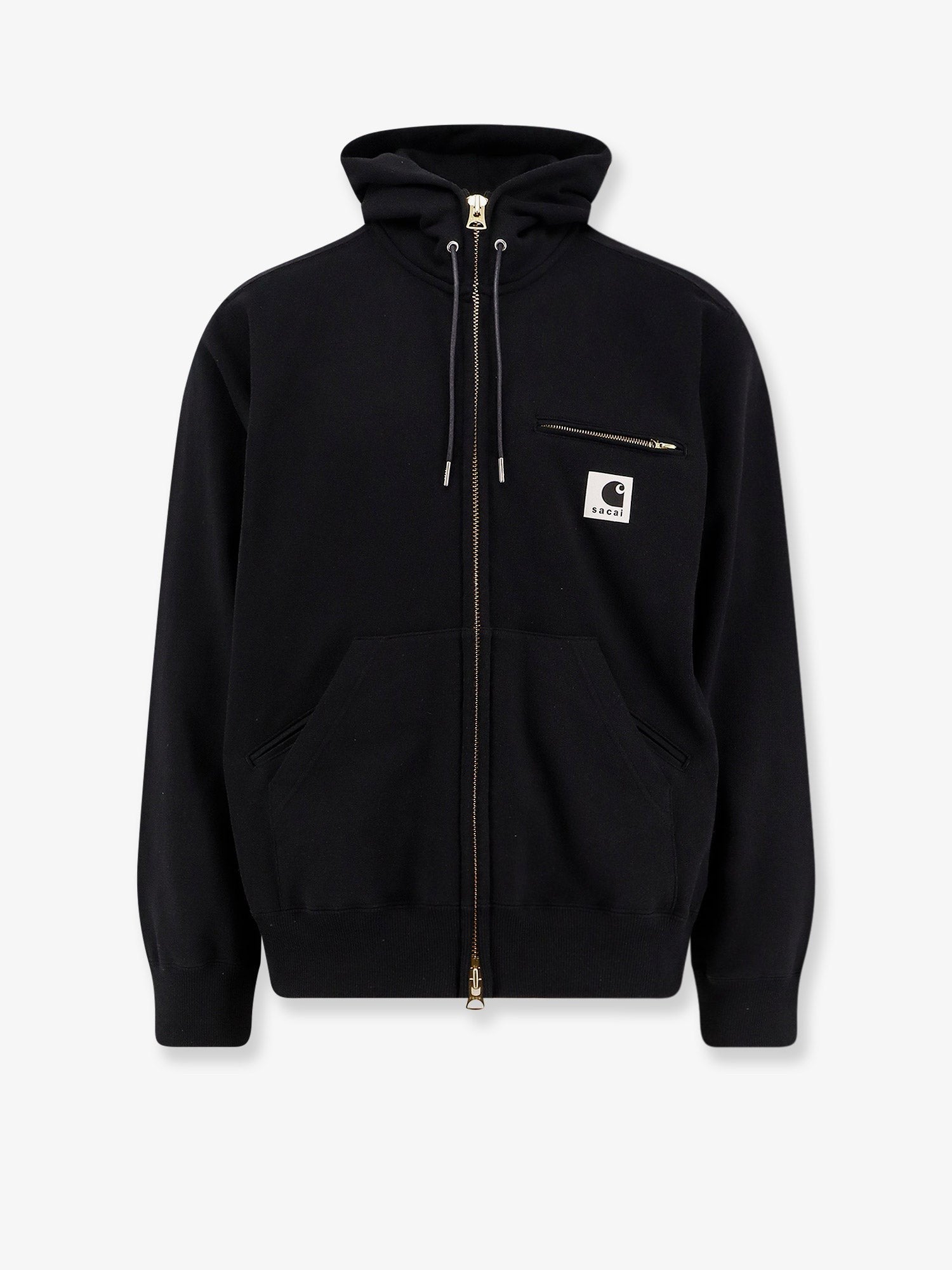 SACAI X CARHARTT WIP SACAI X CARHARTT WIP - Cotton sweatshirt with double logo patch