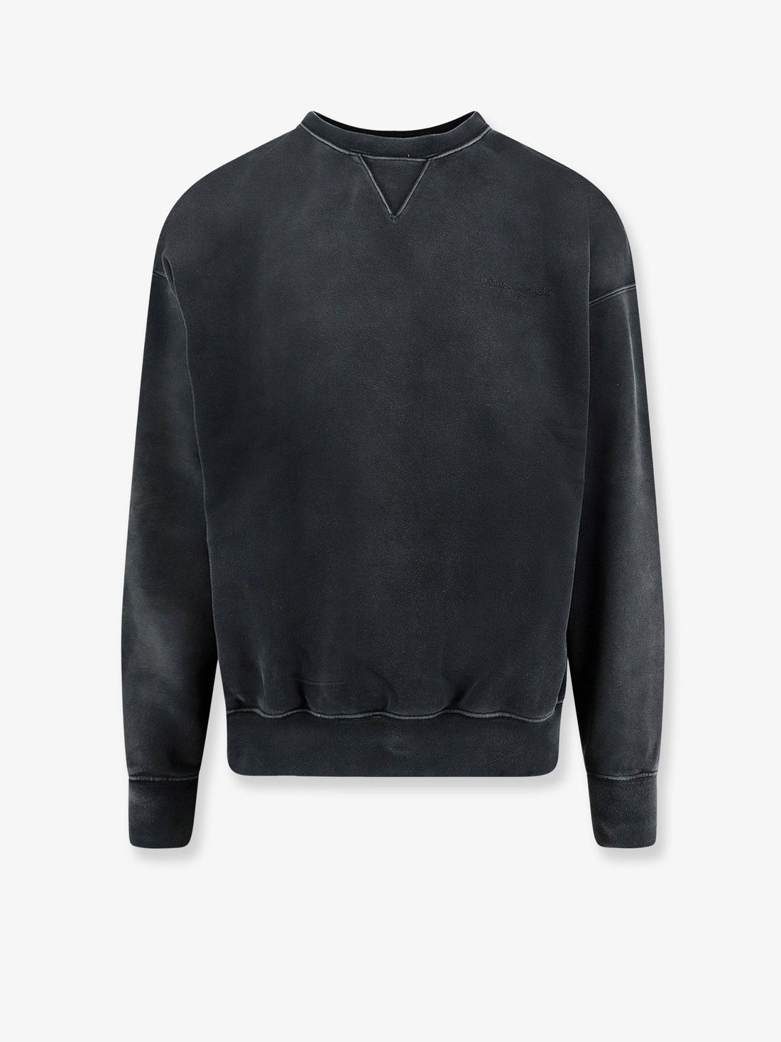 Maison Margiela Cotton sweatshirt with front embroidered logo