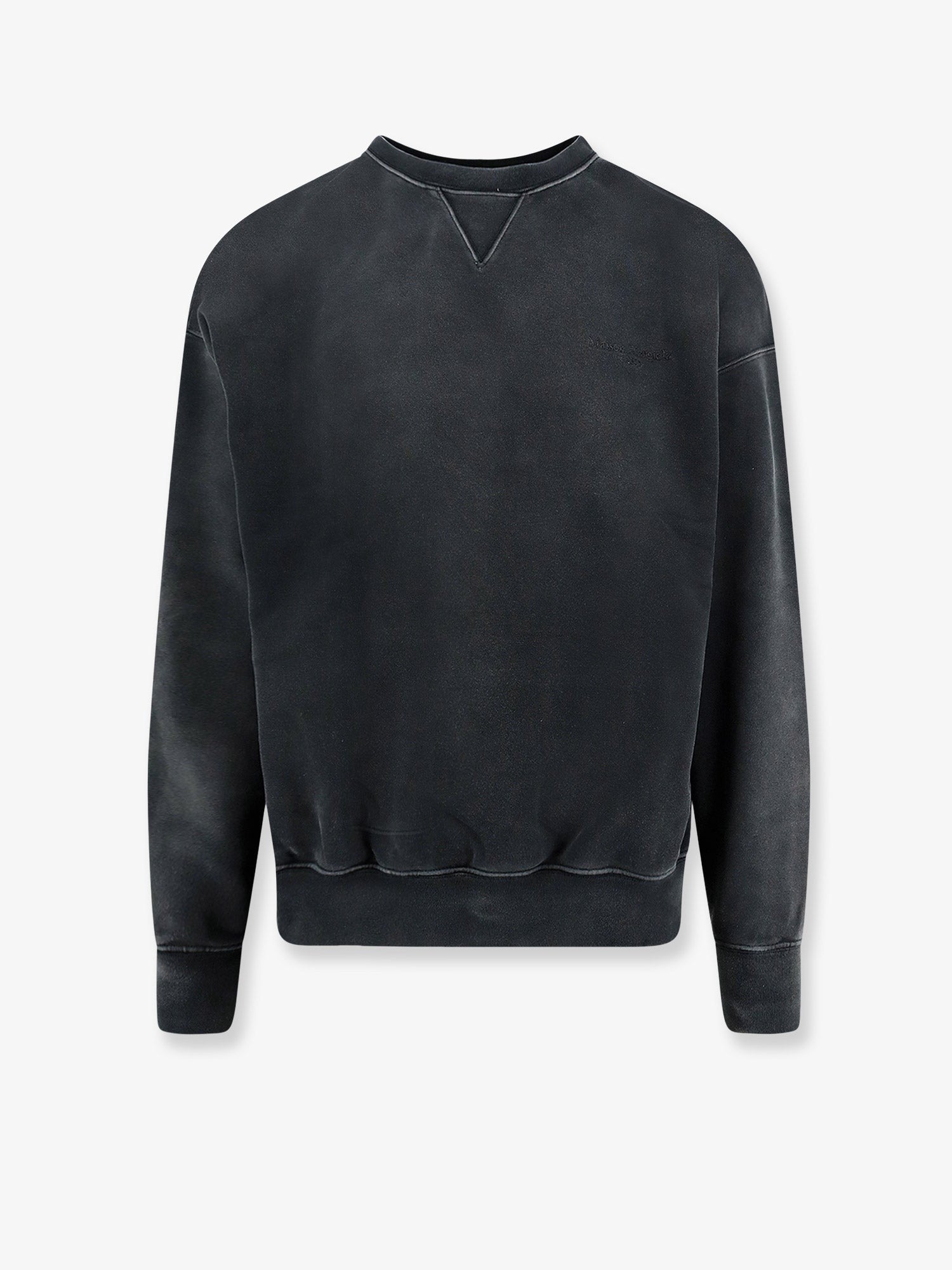 Maison Margiela Cotton sweatshirt with front embroidered logo