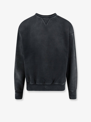 Maison Margiela Cotton sweatshirt with front embroidered logo