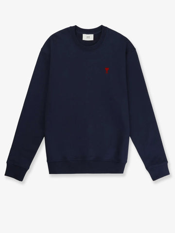 AMI PARIS AMI PARIS - Cotton sweatshirt with iconic embroidery