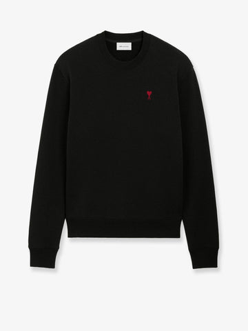 Cotton sweatshirt with iconic embroidery