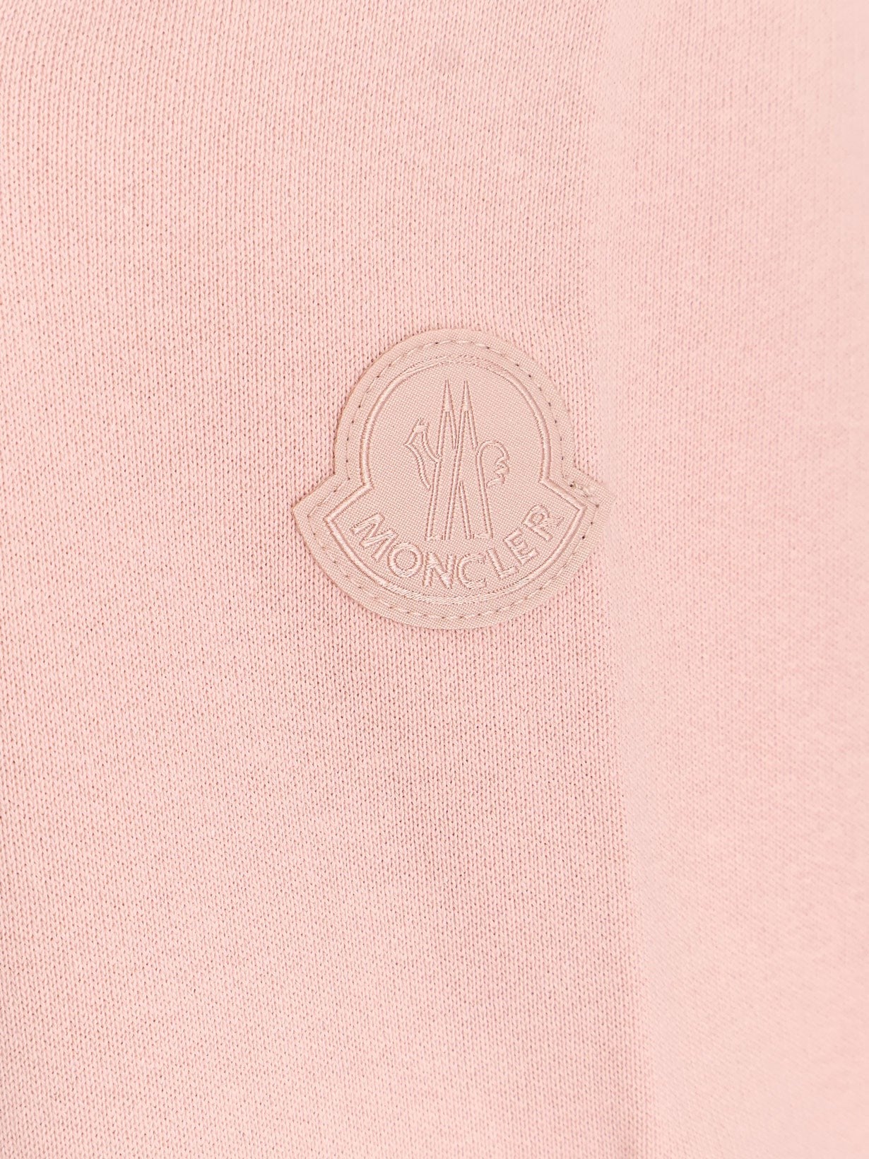 Cotton sweatshirt with Logo patch