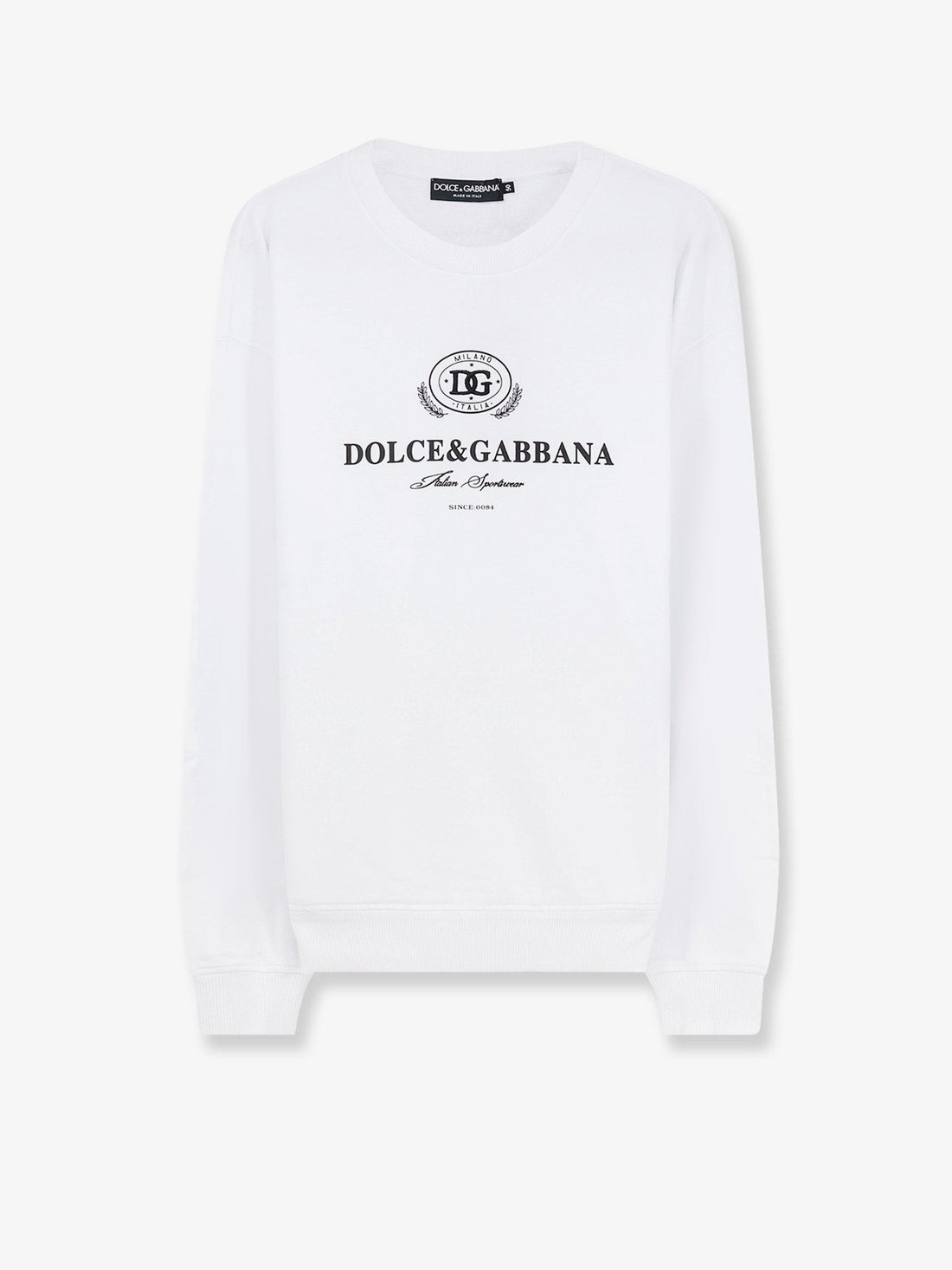 Dolce & Gabbana Cotton sweatshirt with logo print on the front