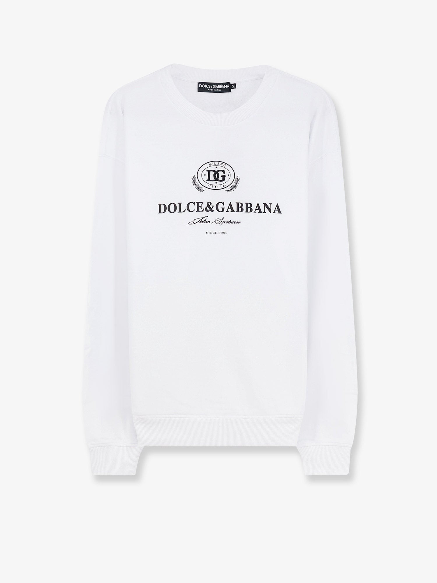 Dolce & Gabbana Cotton sweatshirt with logo print on the front