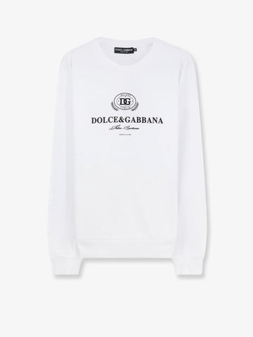 Dolce & Gabbana Cotton sweatshirt with logo print on the front