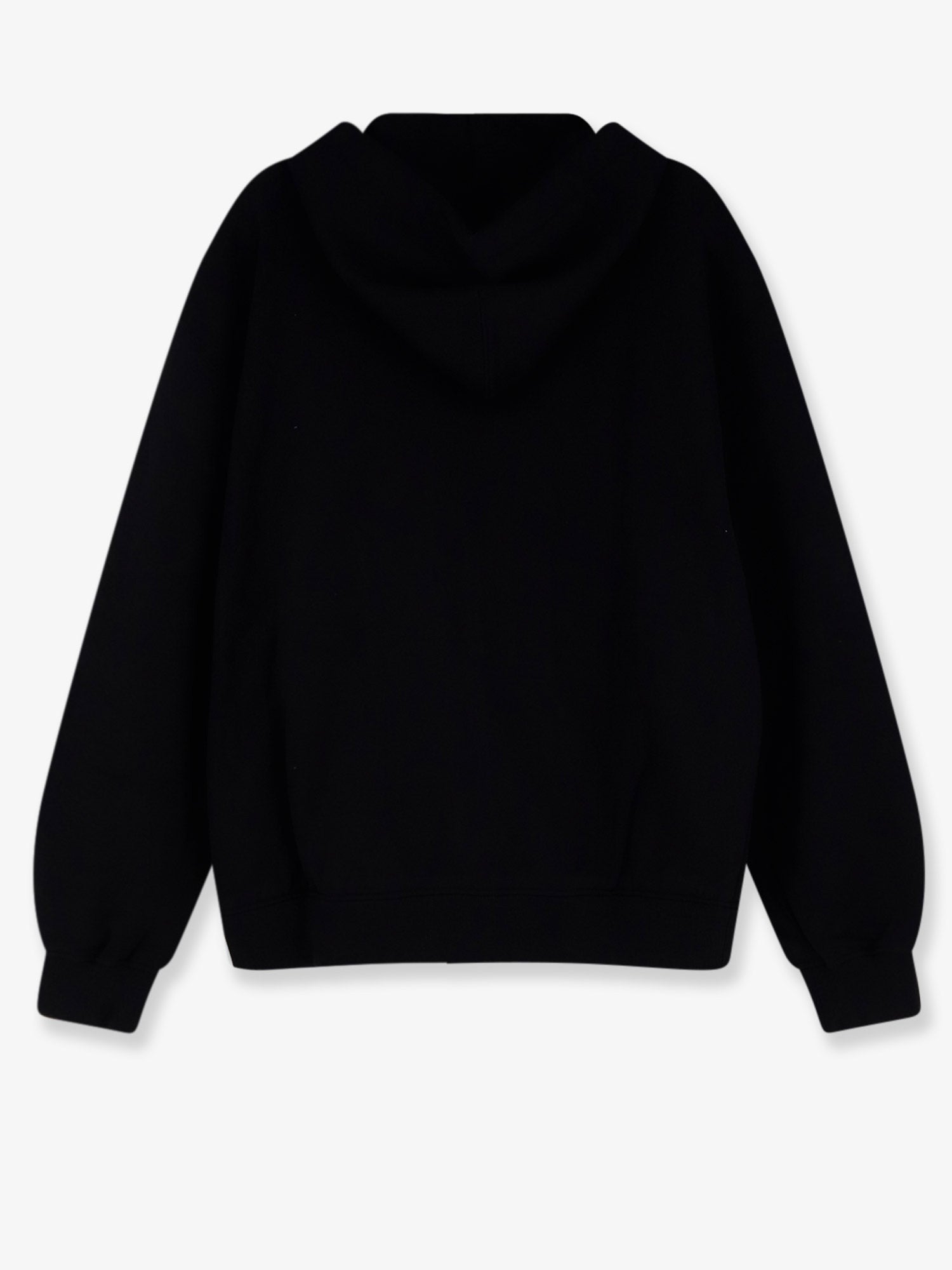 Dolce & Gabbana - Cotton sweatshirt with metal logo patch