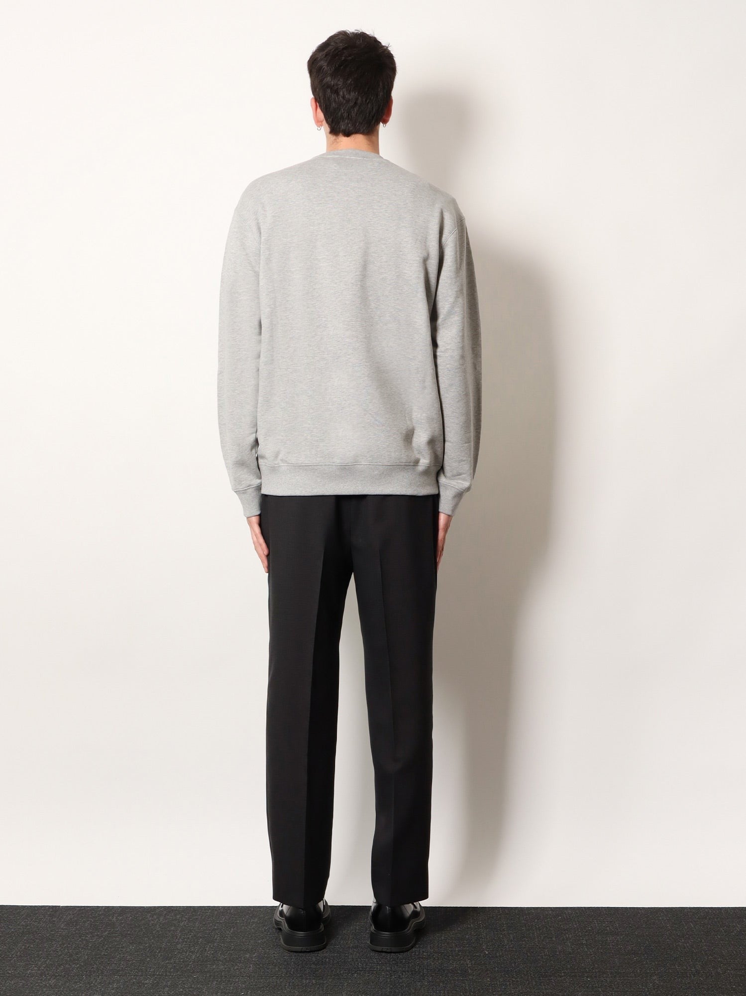 Cotton sweatshirt with print on the front