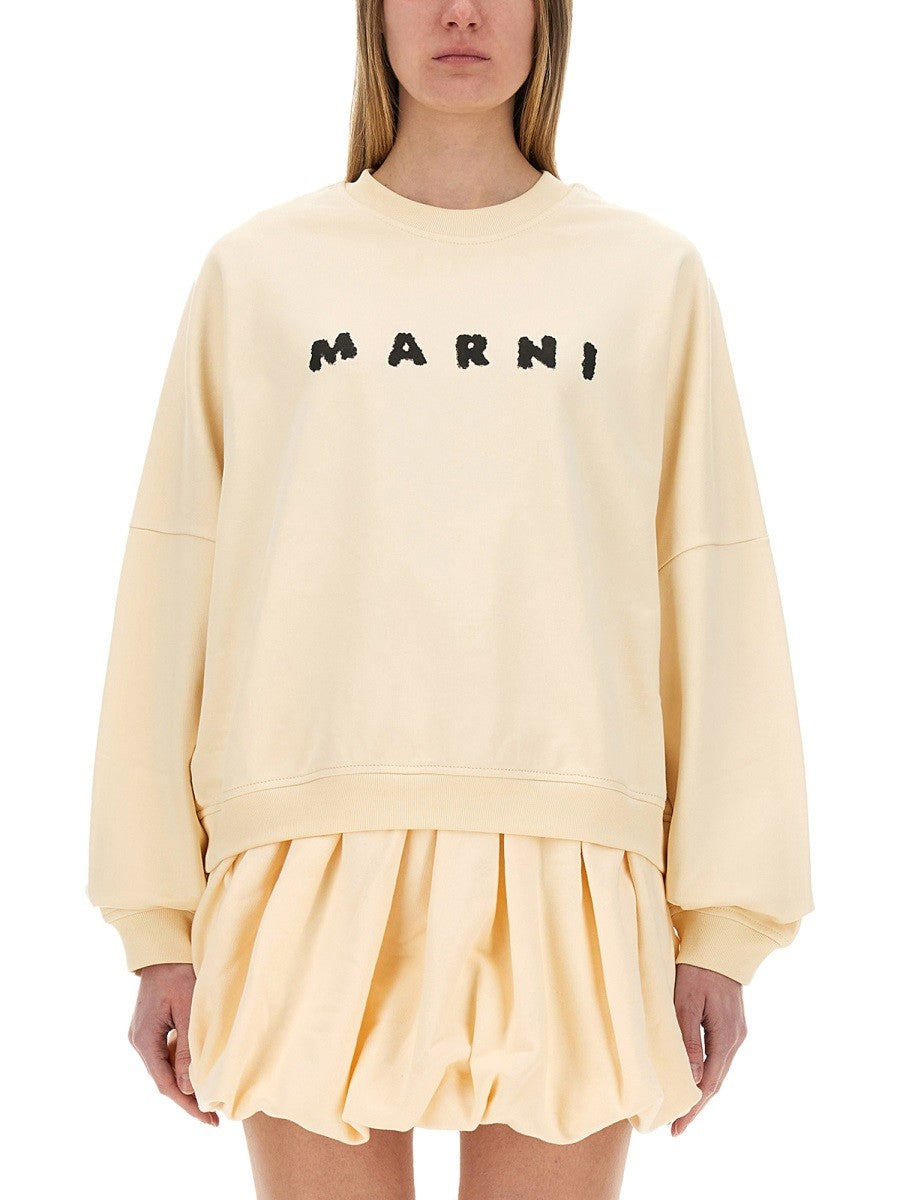 Marni - COTTON SWEATSHIRT WITH PRINT cotton-sweatshirt-with-print_058c6b52-57d8-4ebc-92a5-e572d048baed