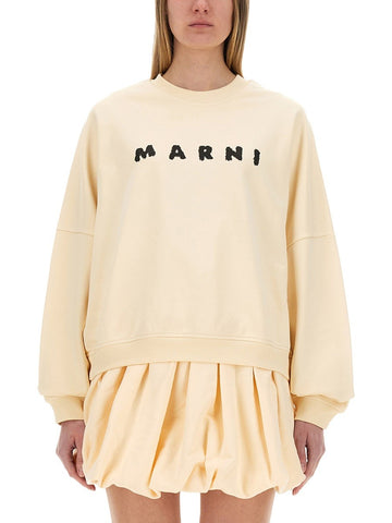 Marni - COTTON SWEATSHIRT WITH PRINT cotton-sweatshirt-with-print_058c6b52-57d8-4ebc-92a5-e572d048baed