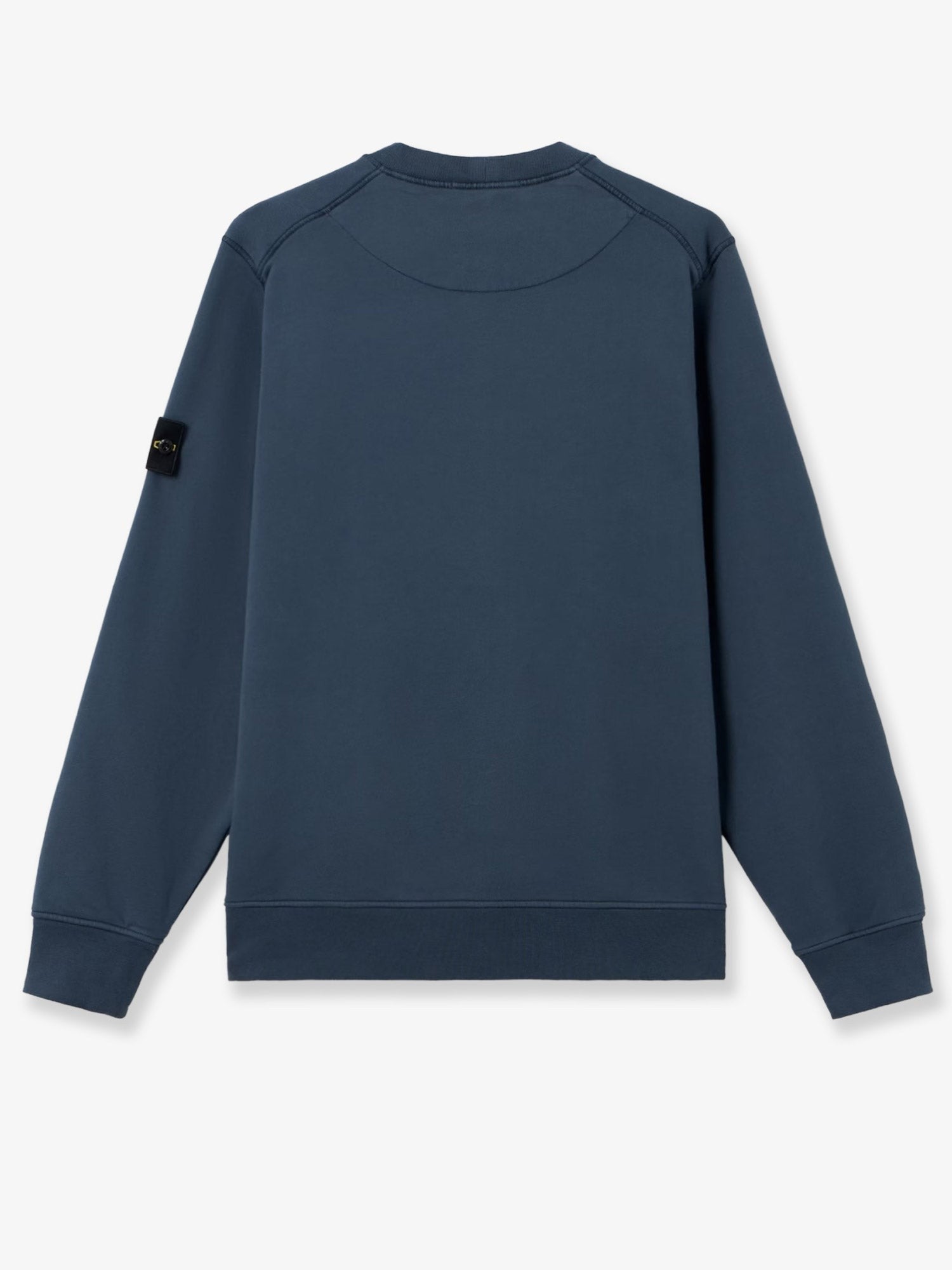 Stone Island - Cotton sweatshirt with side logo patch