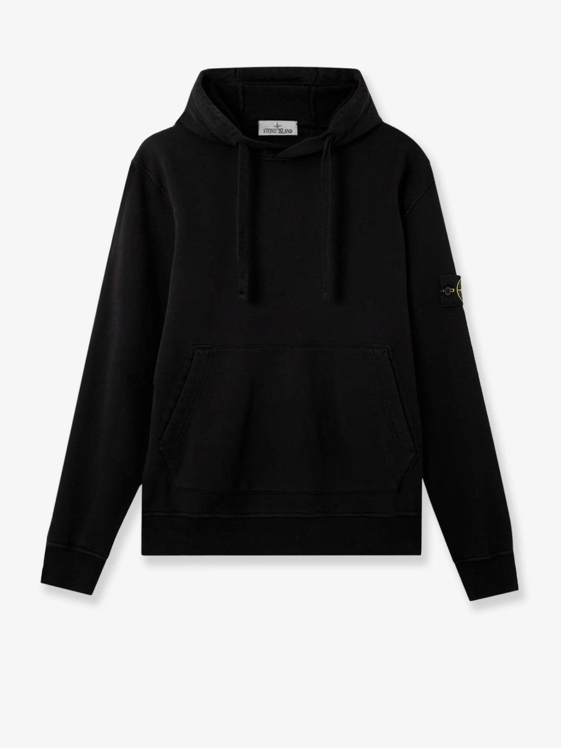Stone Island - Cotton sweatshirt with side logo patch cotton-sweatshirt-with-side-logo-patch_4a686582-1aff-4878-bd33-289b78f96194