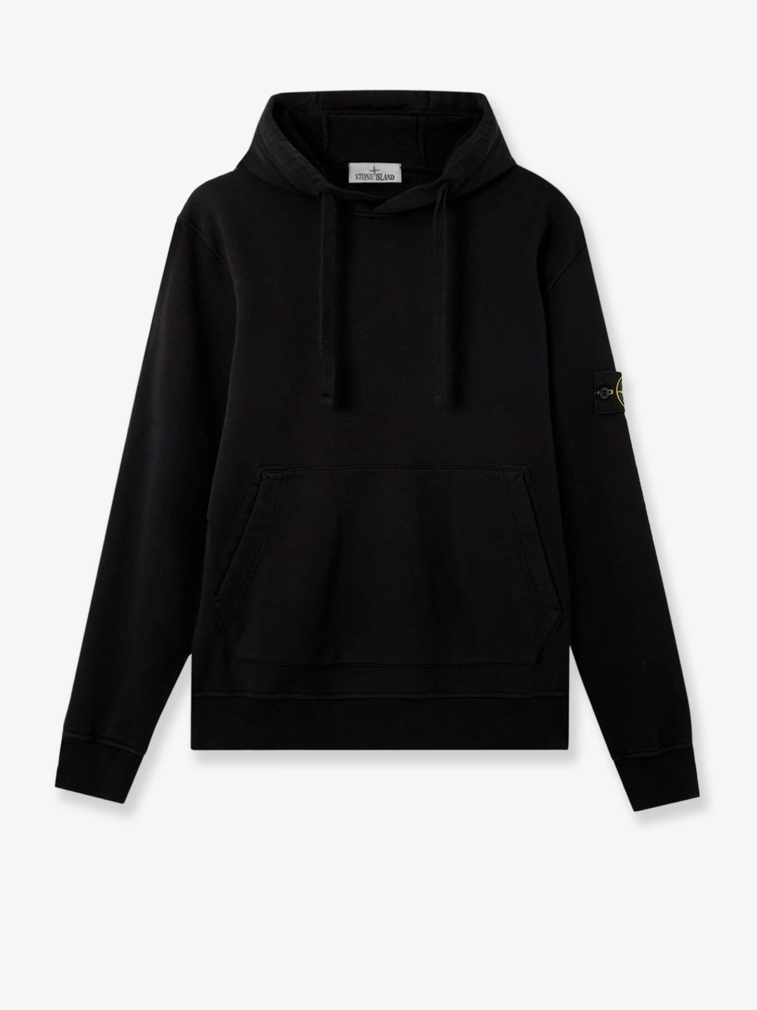 Stone Island - Cotton sweatshirt with side logo patch