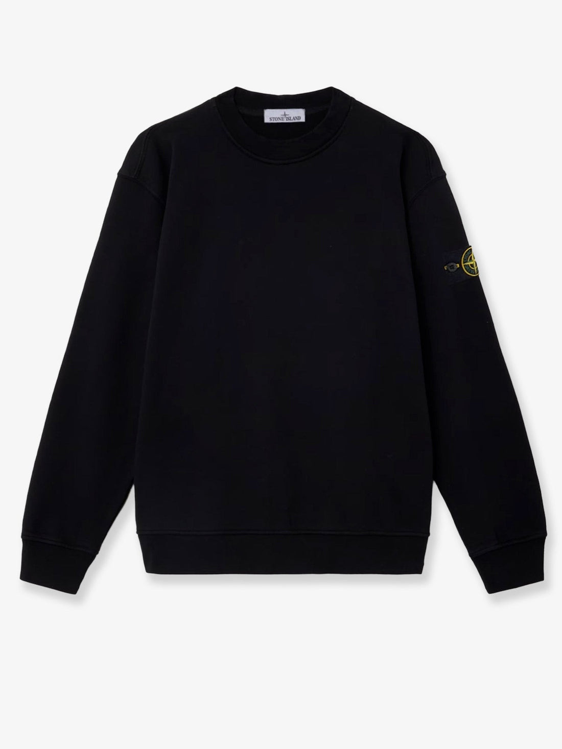 Stone Island - Cotton sweatshirt with side logo patch cotton-sweatshirt-with-side-logo-patch_4fb6a9af-b325-4c8d-b372-4984d64b86ef