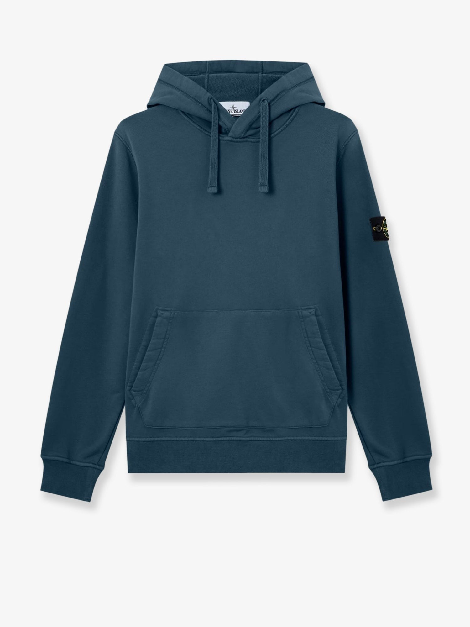 Stone Island - Cotton sweatshirt with side logo patch