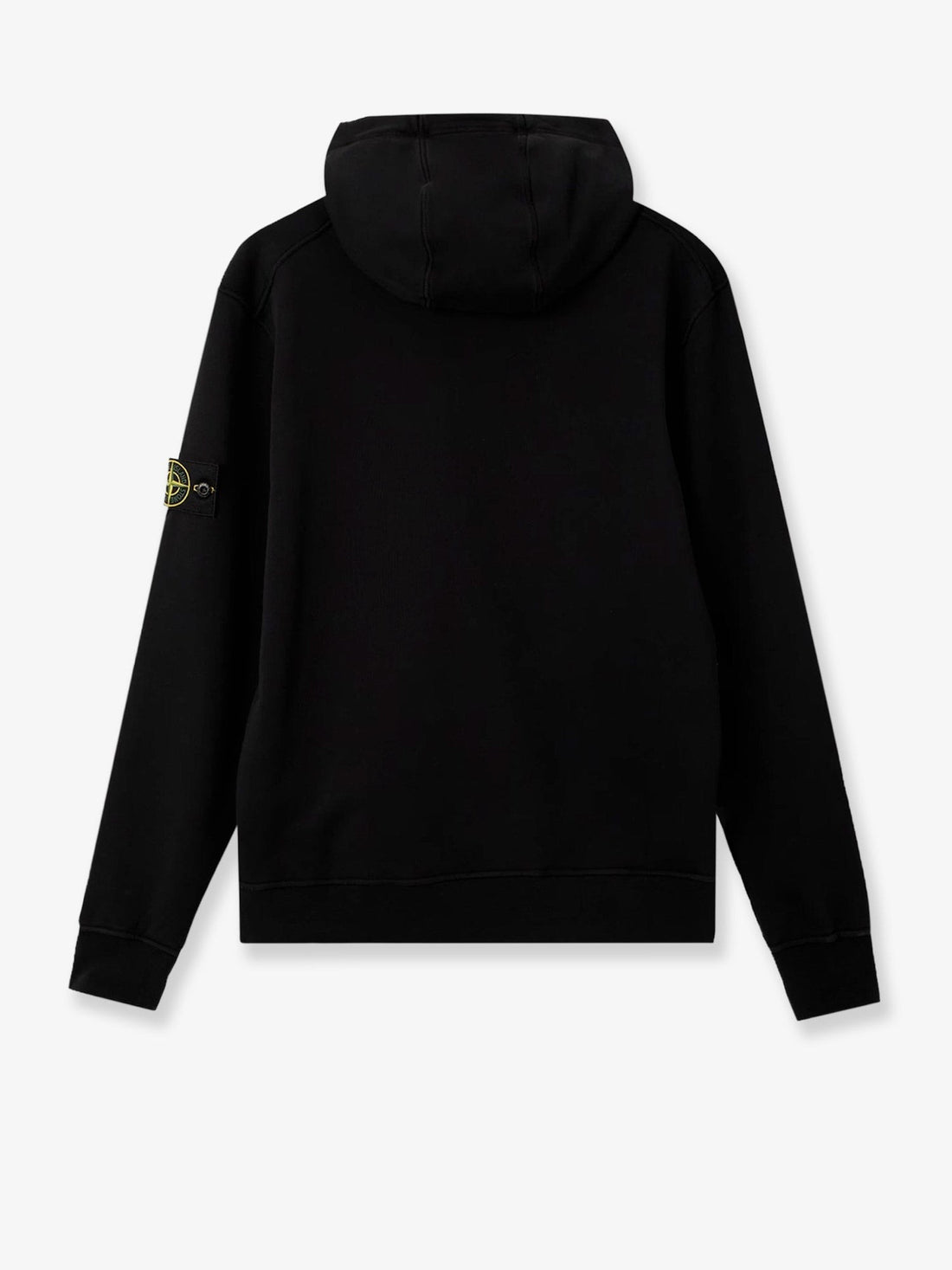 Stone Island - Cotton sweatshirt with side logo patch cotton-sweatshirt-with-side-logo-patch_4a686582-1aff-4878-bd33-289b78f96194
