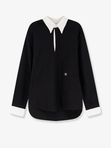 Celine - Cotton sweatshirt with Triomphe embroidery