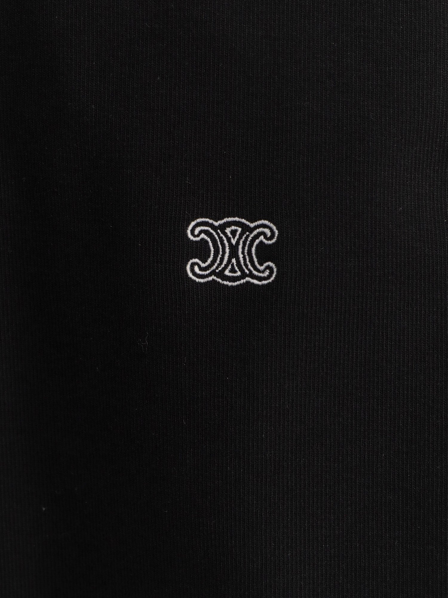 Cotton sweatshirt with Triomphe embroidery