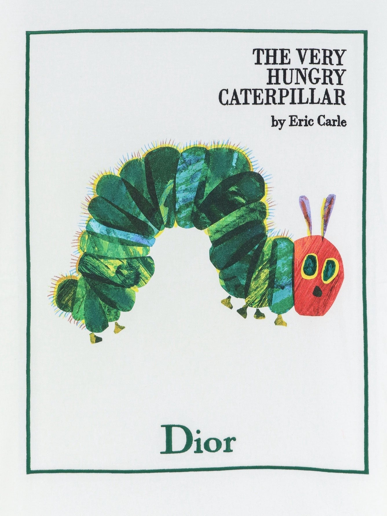 Dior - Cotton t-shirt with Book Cover print and Dior embroidery