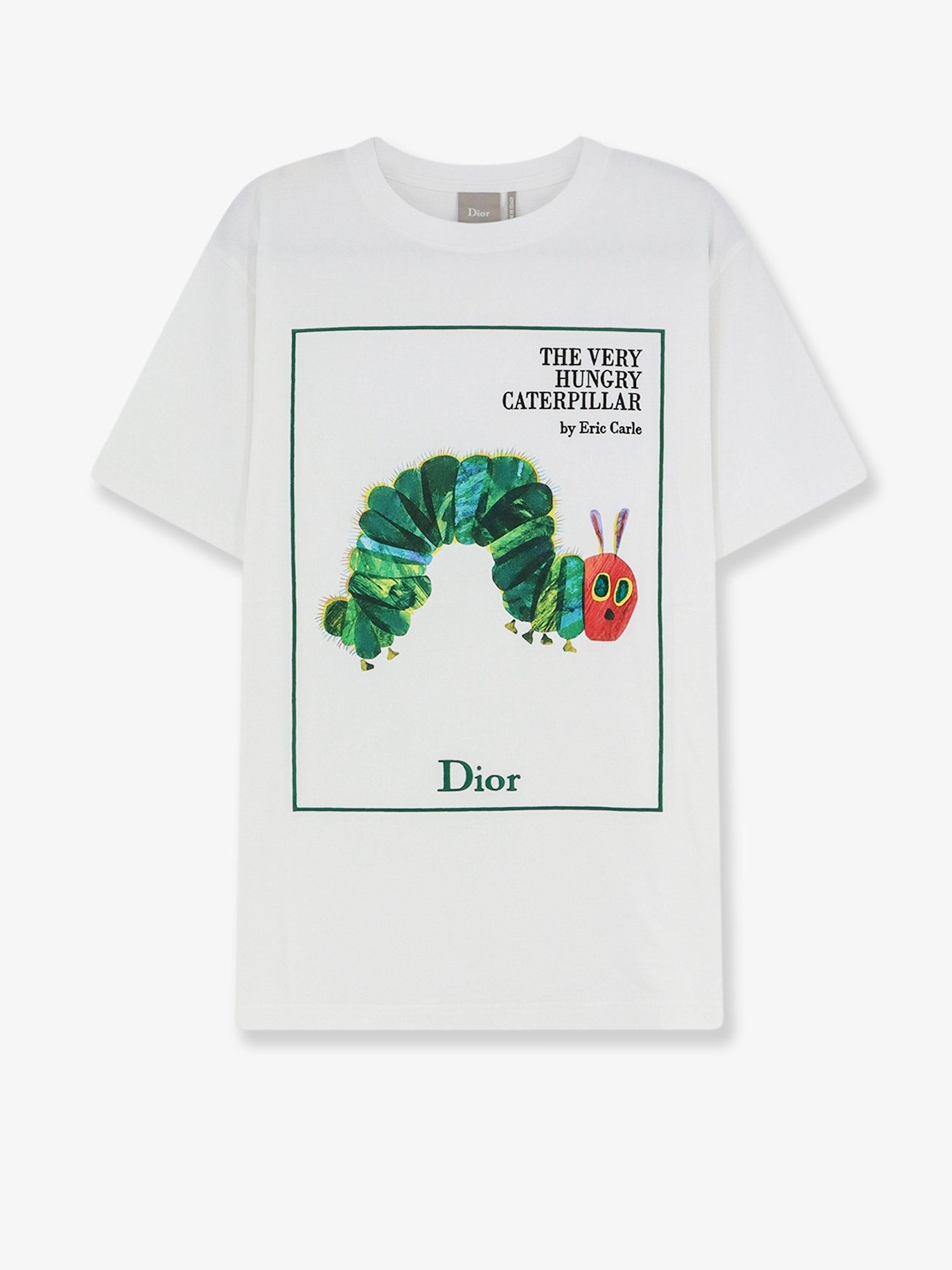 Dior - Cotton t-shirt with Book Cover print and Dior embroidery